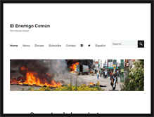 Tablet Screenshot of elenemigocomun.net